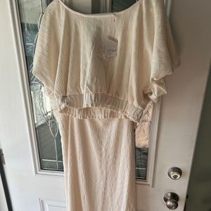 Free People NWT Set XL Cream Retails for $148